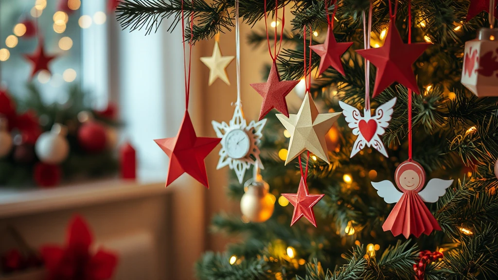 Jak zrobić własne ozdoby choinkowe z papieru?