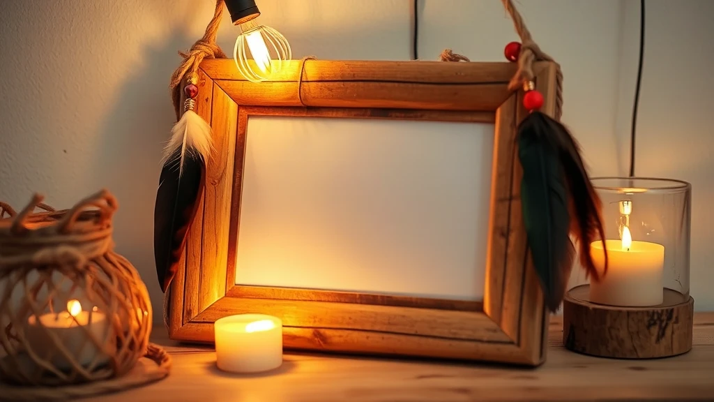 Jak zrobić ramkę na zdjęcia w stylu boho?