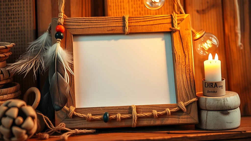 Jak zrobić ramkę na zdjęcia w stylu boho?