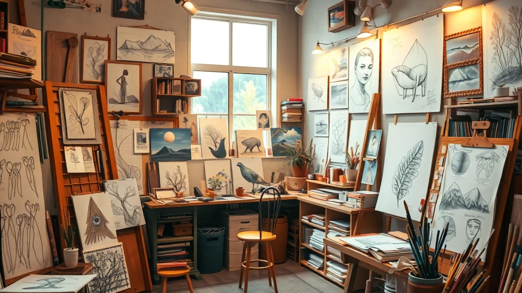 Jakie są najpopularniejsze techniki rysunku w rękodziele?