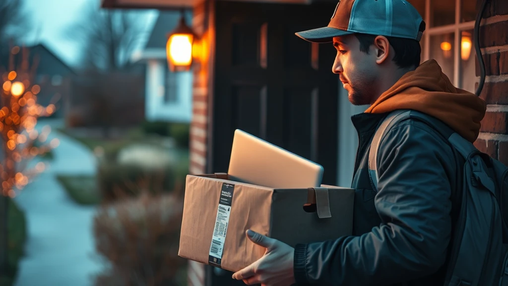 Kurier zostawił laptopa pod drzwiami – jak odzyskać pieniądze?