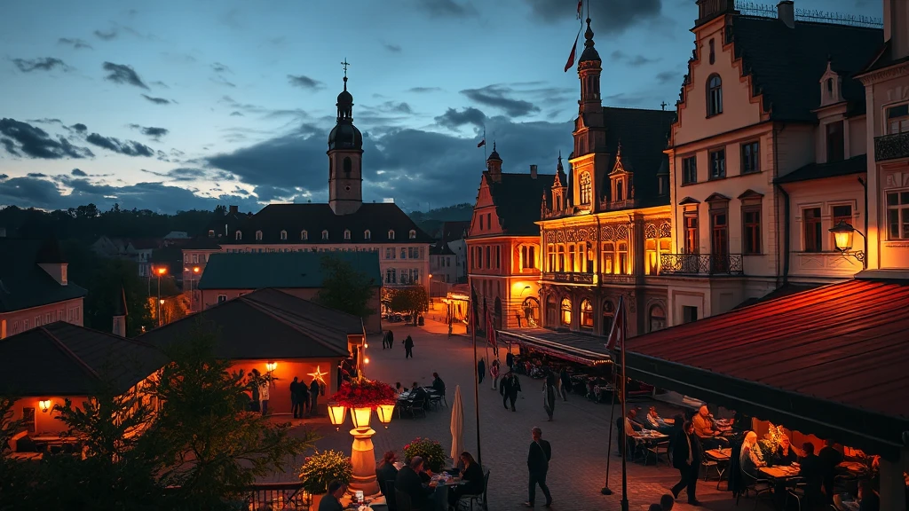 Które miejsca w Sławków warto odwiedzić po zmroku?