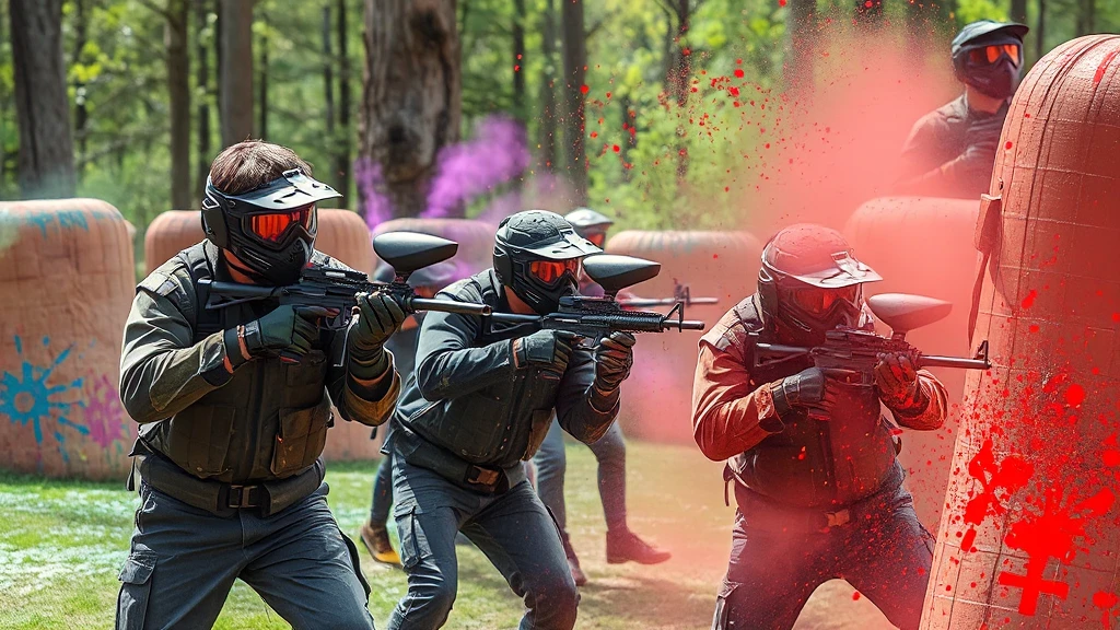 Ile czasu zajmuje gra w paintball w Kamieńsk?