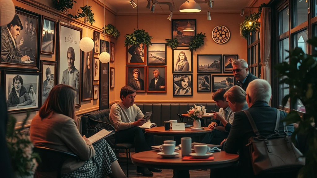 Które kawiarnie w Nowym Stawie organizują ciekawe spotkania kulturalne?