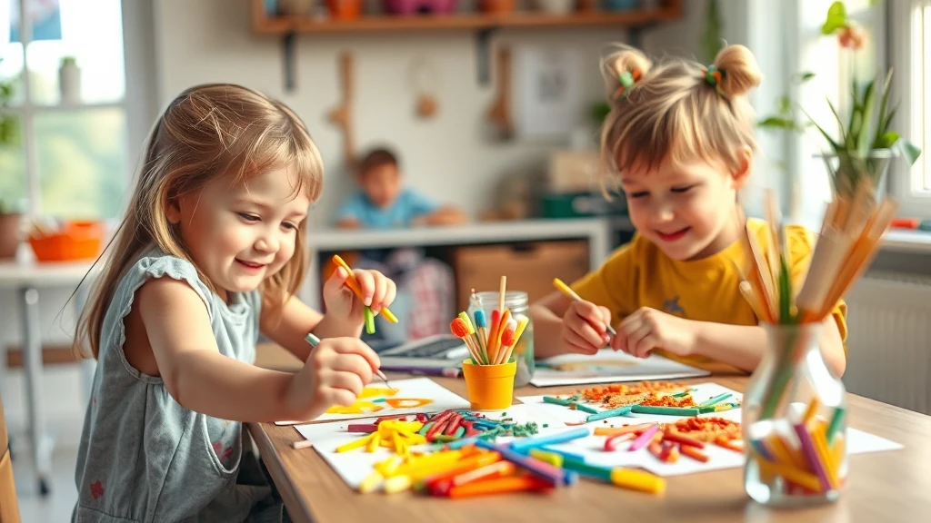 Jak zorganizować kreatywne zajęcia plastyczne dla dzieci w domu?