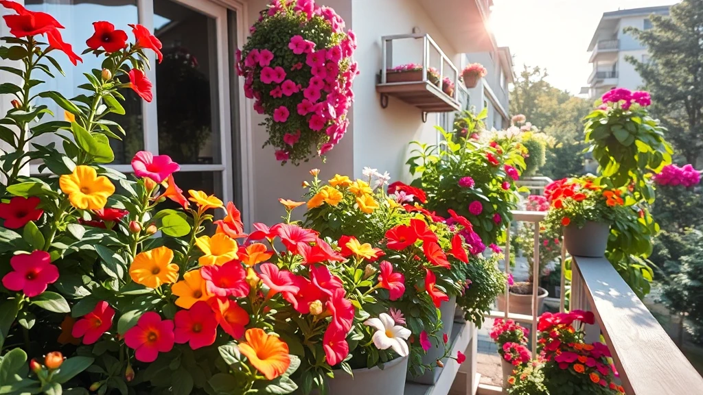 Jakie kwiaty najlepiej sadzić na balkonach?