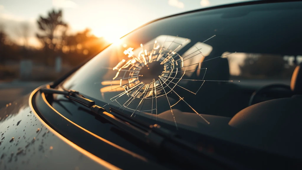 Pęknięta szyba w samochodzie z winy kamienia – czy naprawia się z AC?