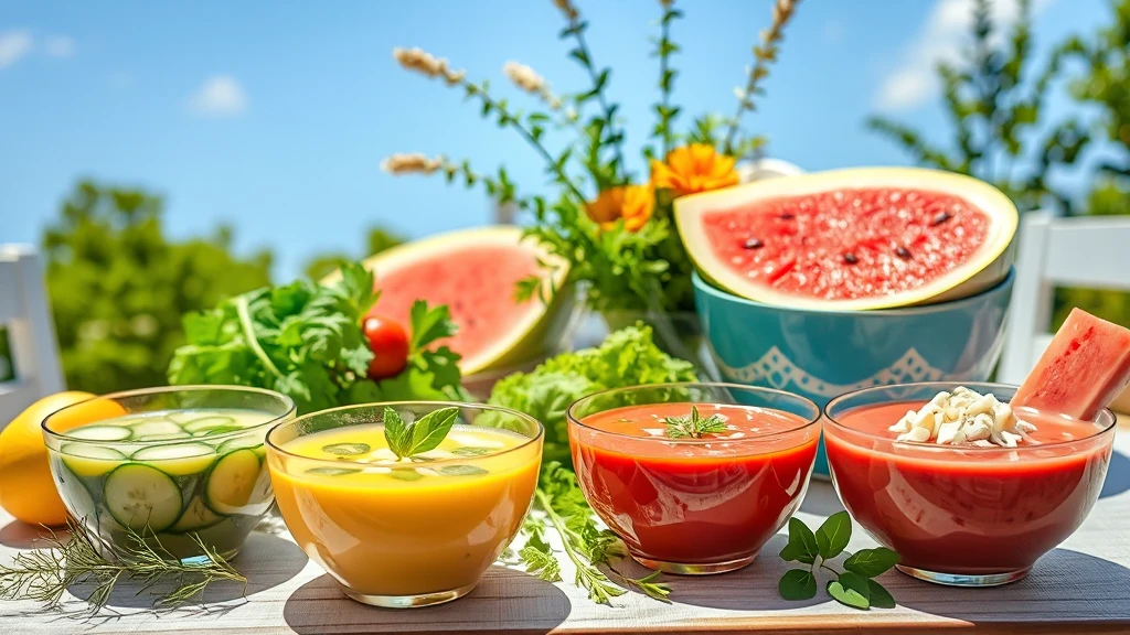 Najlepsze przepisy na zupy na zimno — orzeźwiające dania na lato