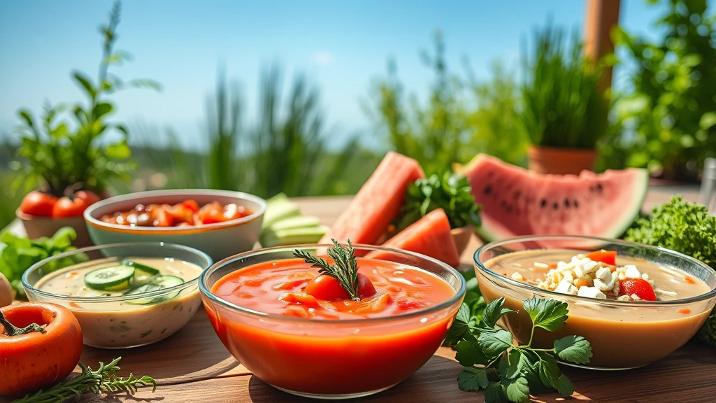 Najlepsze przepisy na zupy na zimno — orzeźwiające dania na lato