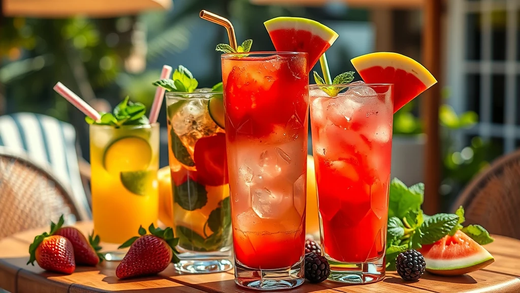 Najlepsze przepisy na letnie koktajle — orzeźwienie w upalne dni