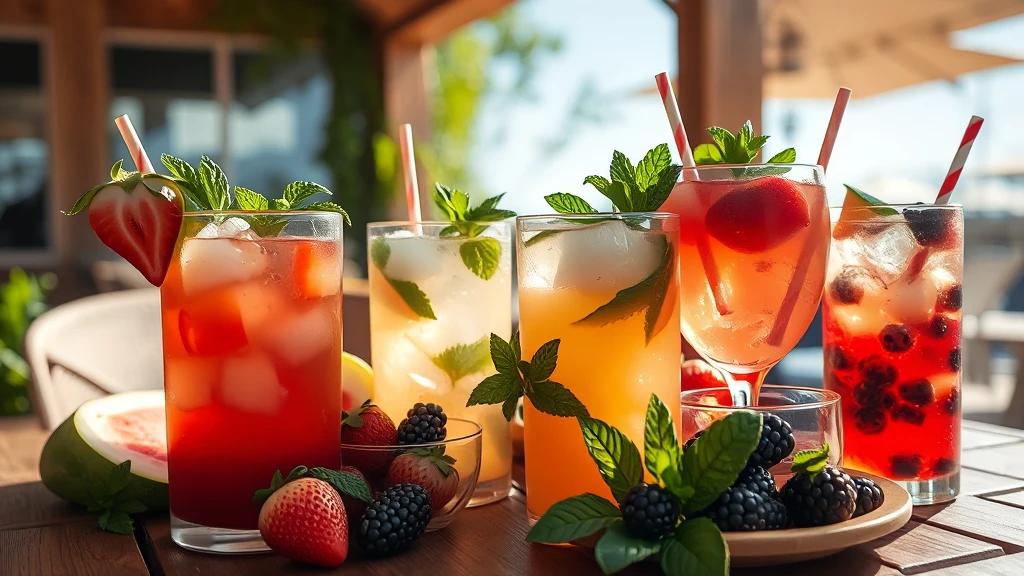 Najlepsze przepisy na letnie koktajle — orzeźwienie w upalne dni