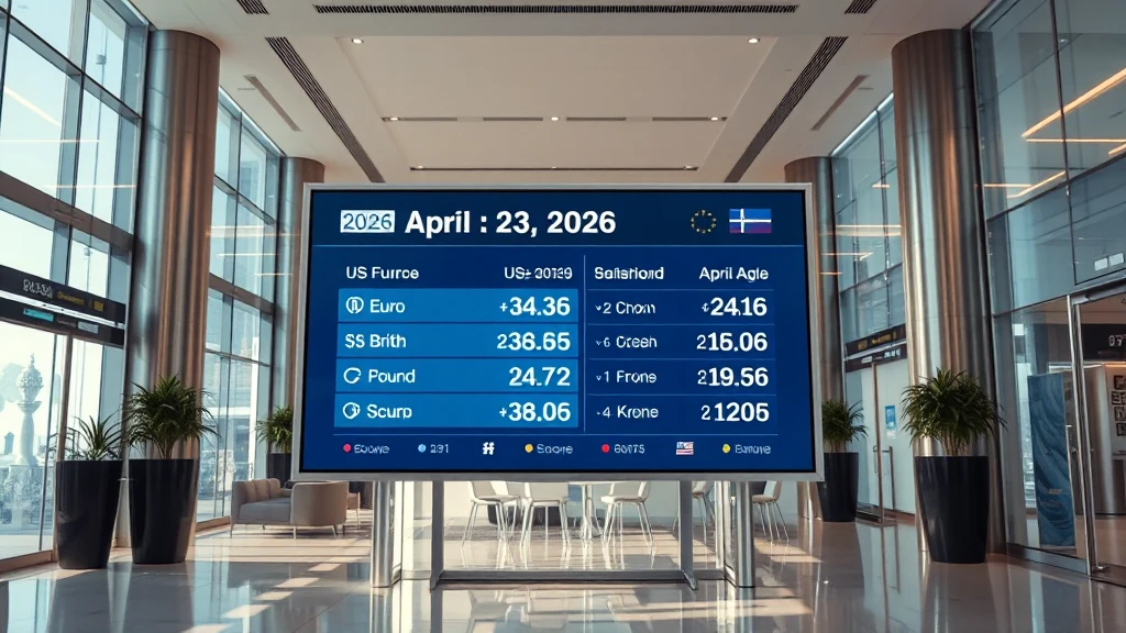 Kursy walut NBP na dzień 23.04.2026 (czwartek)