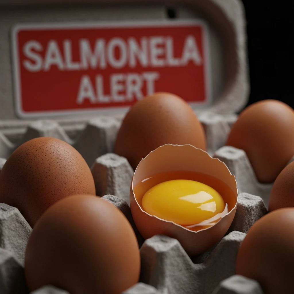 Uwaga, Żyrardów! Sanepid ostrzega przed groźną Salmonellą w jajach z konkretnej partii!