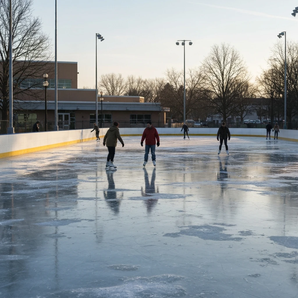 Żyrardów: Ostatnie chwile na lodowisku w Błoniu – czy to koniec zimowej zabawy w regionie?