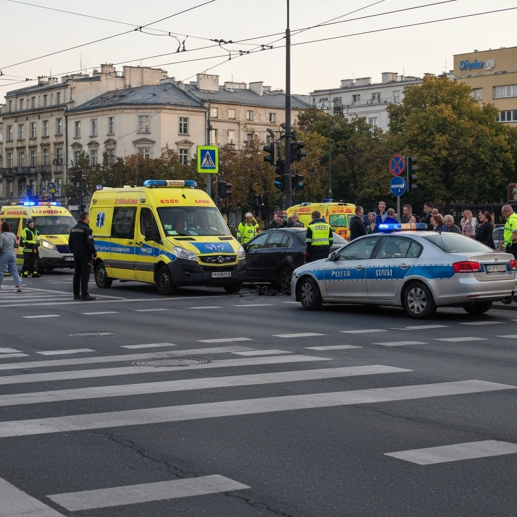 Groźne zderzenie na Górczewskiej w Warszawie. Są poszkodowani!