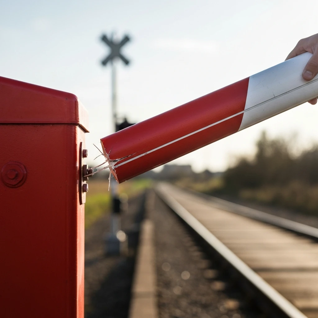 Utknął na torach? Ta prosta czynność może uratować życie!