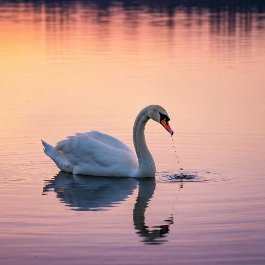 Niezwykłe zachowanie łabędzia pod okiem kamery. Ornitolog wyjaśnia!