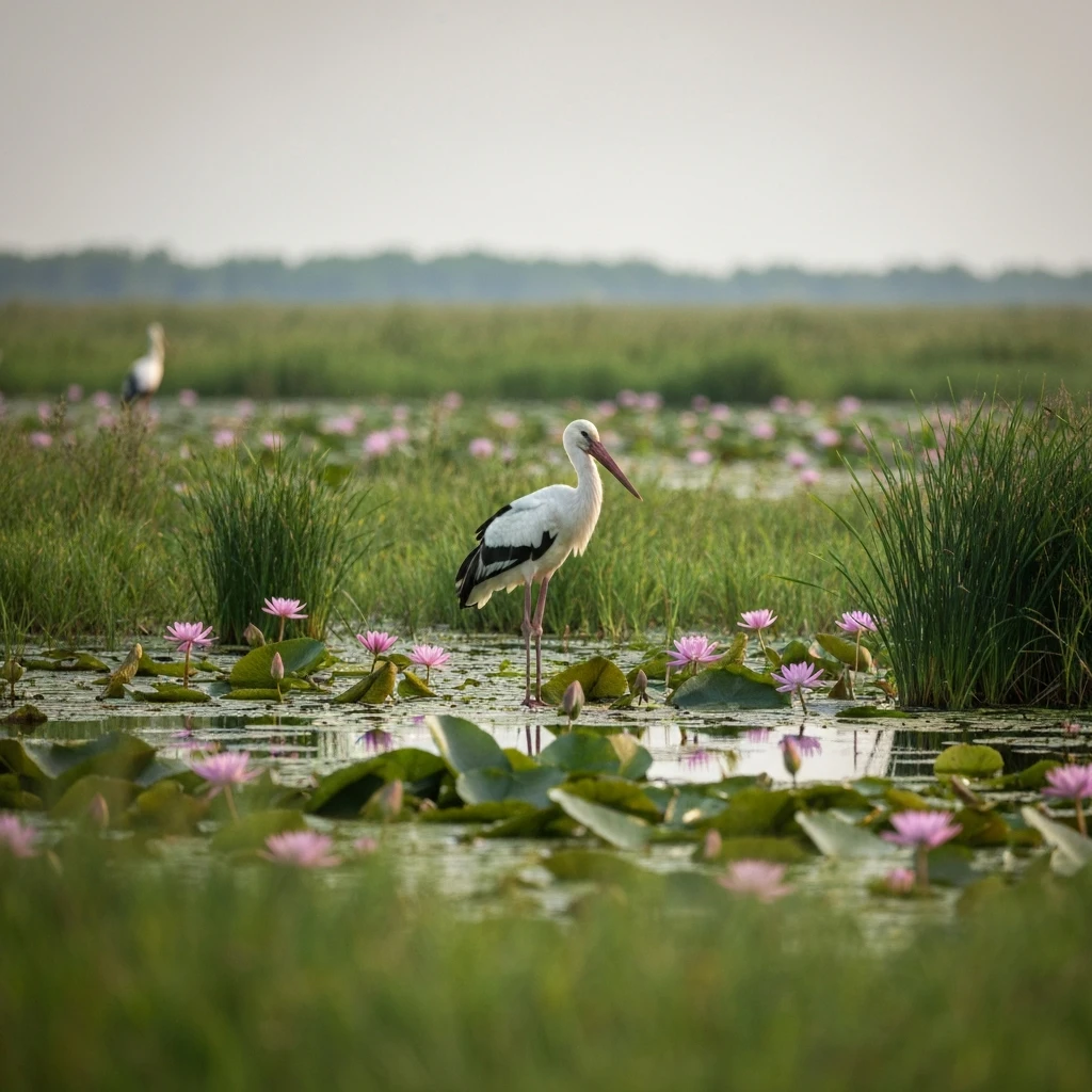 Wyjątkowy Bocian Biały Zamiast Afryki Wybrał Polską Zimę. Jak Przetrwał Mrozy w Kampinosie?