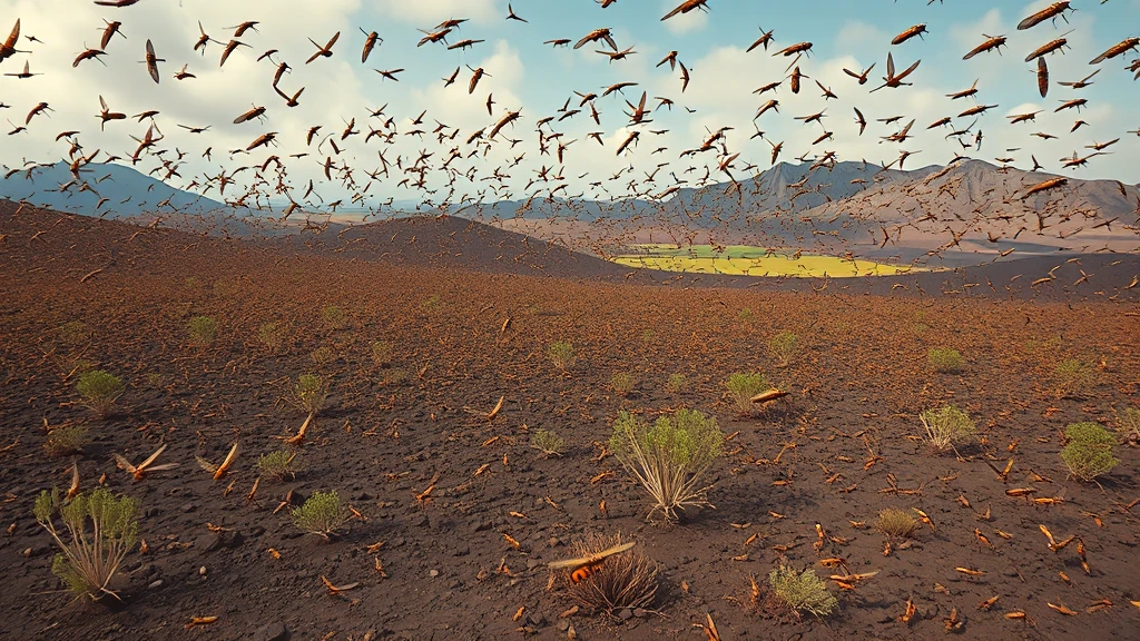 Niecodzienny rój na Wyspach Kanaryjskich. Rolnicy zaniepokojeni.