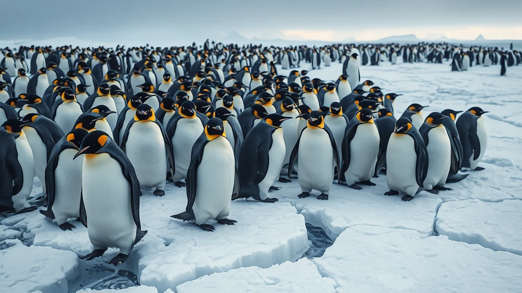 Antarktyda: Zmiany klimatu zagrażają pierzeniu pingwinów cesarskich