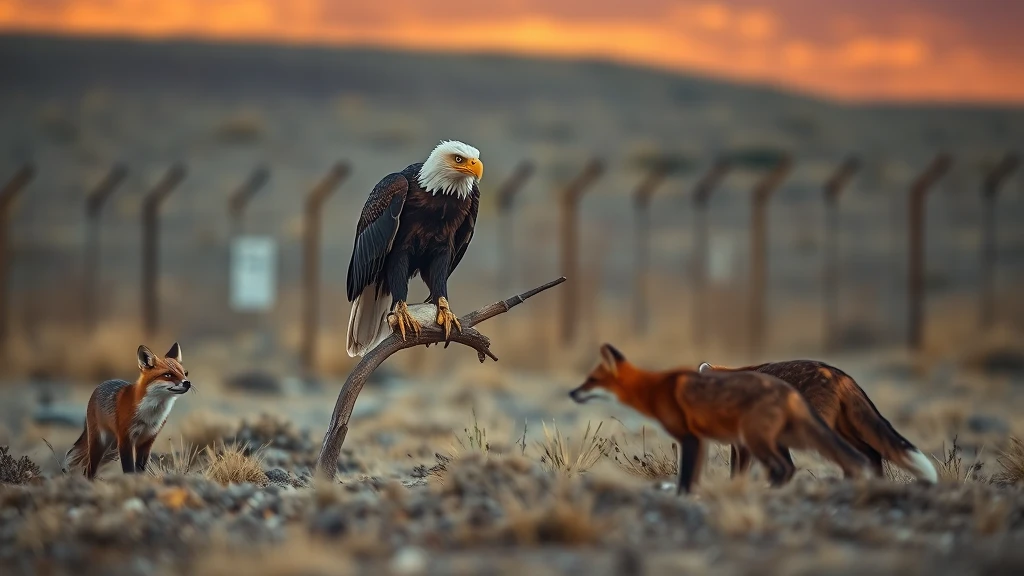 Lis atakuje bielika! Niezwykłe starcie o zdobycz na granicy z Białorusią