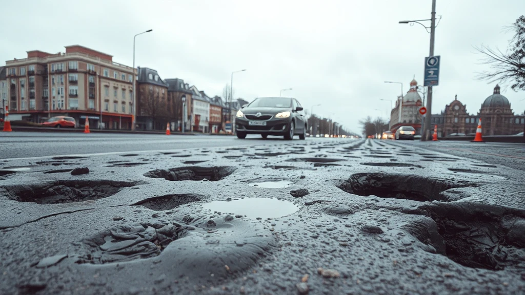 Dziury jak kratery na ulicach stolicy Rumunii. Kierowcy w desperacji!