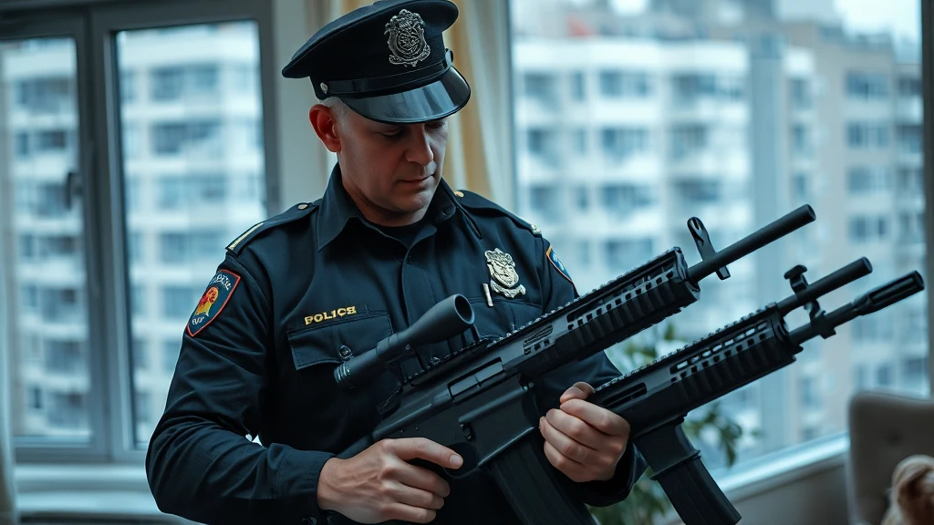 Siedlce: 81-latek strzelał z wiatrówki z okna bloku. Policja zabezpieczyła 17 sztuk broni