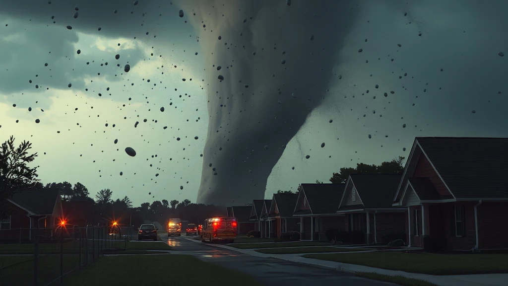 Tornado i grad przetoczyły się przez Alabamę. Dziesiątki domów zniszczonych!