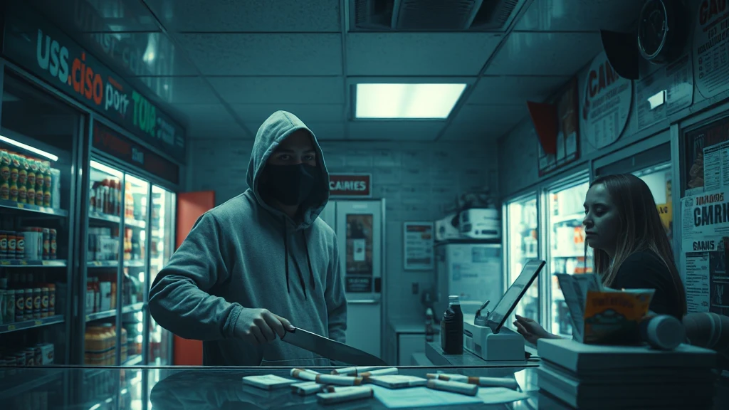 Napadem na sklep wstrząśnięty: 24-latek z nożem w ręku obrabował ekspedientkę