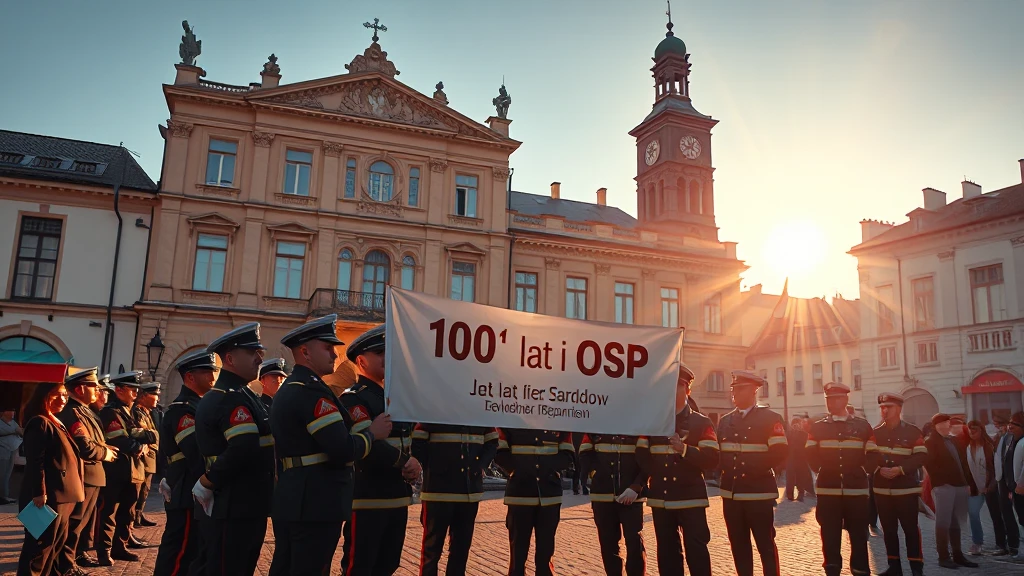 Żyrardów świętuje! Ochotnicza Straż Pożarna wkracza w jubileuszowy, setny rok istnienia!