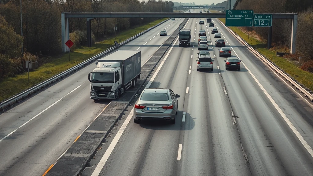 Kolizja na A2 w pobliżu Żyrardowa. Utrudnienia na trasie do Warszawy!