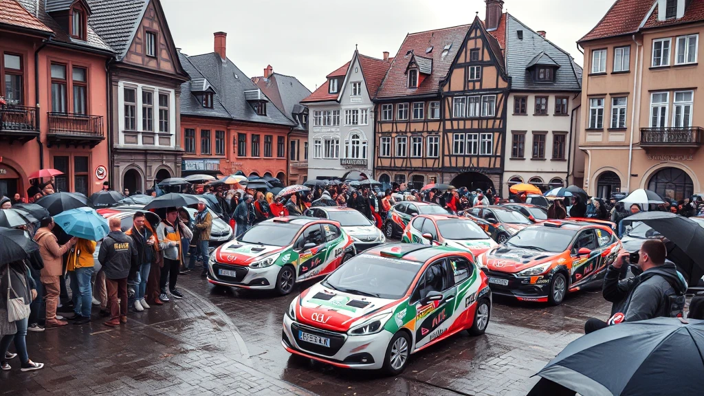 Baborów na starcie! Rajdowy sezon Opolszczyzny ruszył z hukiem z rynku!