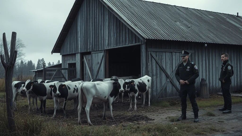 Białystok: Dramat zwierząt w powiecie monieckim. Interwencja policji i weterynarzy!