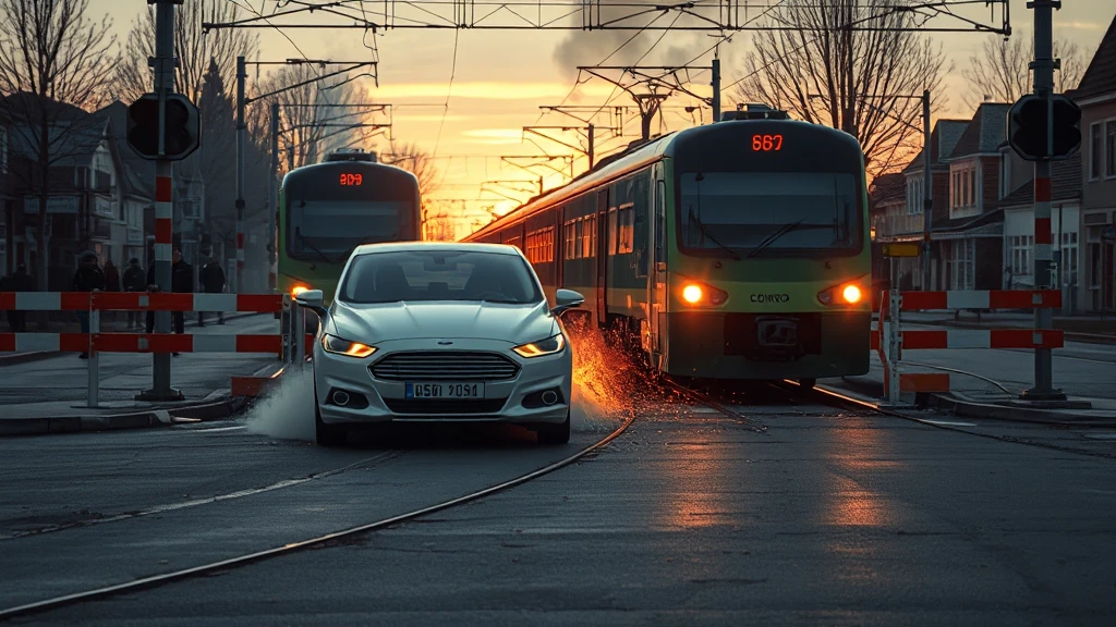 Błonie: Dramatyczne chwile na przejeździe kolejowym. Pociągi zderzyły się z autem!