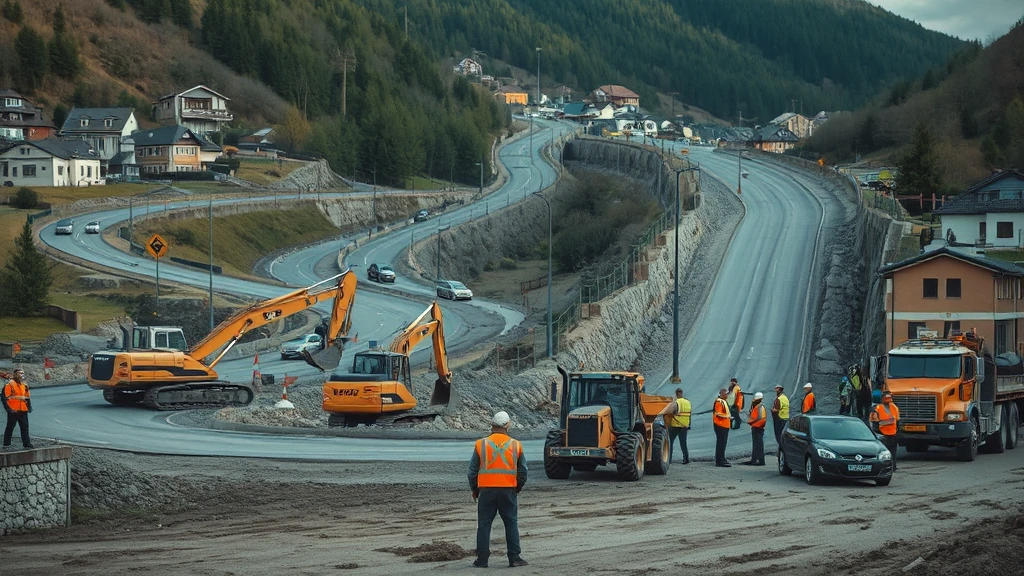 Serpentyny w Boguszowie-Gorcach: Droga przez mękę czy obwodnica marzeń? Kolejne opóźnienia!