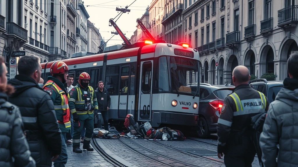 Tragiczne wykolejenie tramwaju w Mediolanie: Jedna osoba nie żyje, 39 rannych