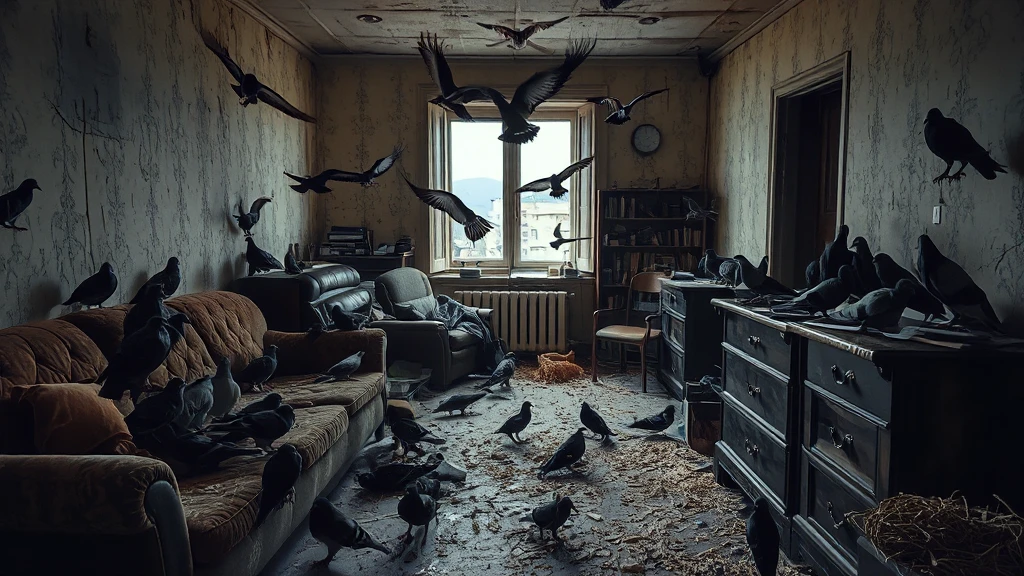 Wrocław: Mieszkanie zamienione w gołębnik. Straż Miejska w szoku po ujawnieniu makabrycznego znaleziska