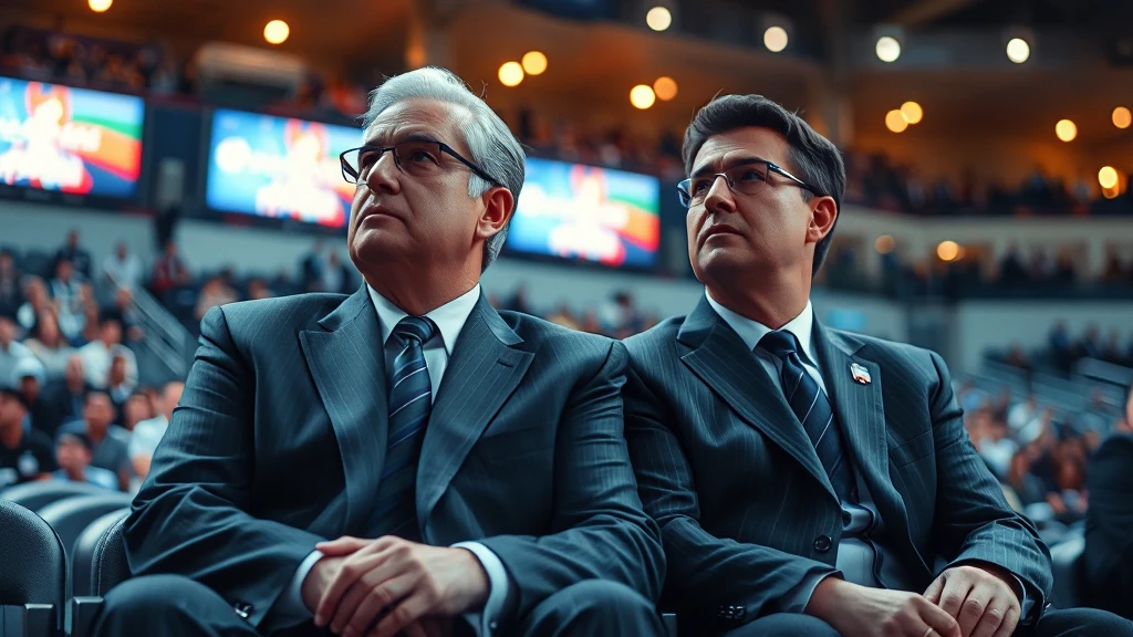 Prezes PZKosz i Prezydent Łotwy razem na trybunach podczas meczu eliminacyjnego