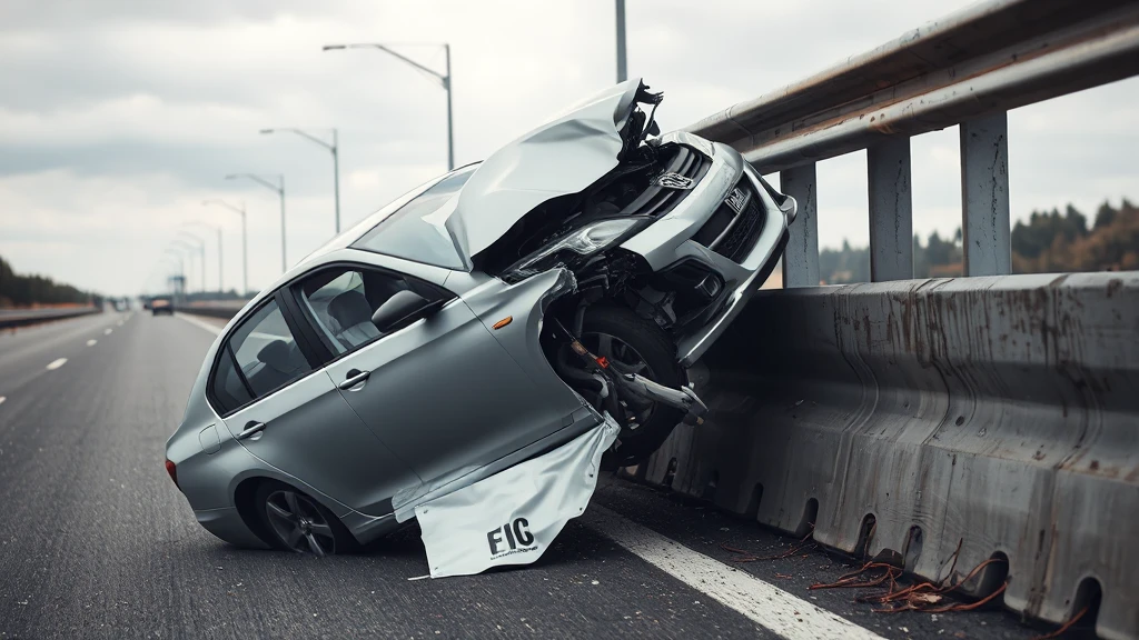 Audi na S19 wpadło na barierki. Kierowca trafił do szpitala