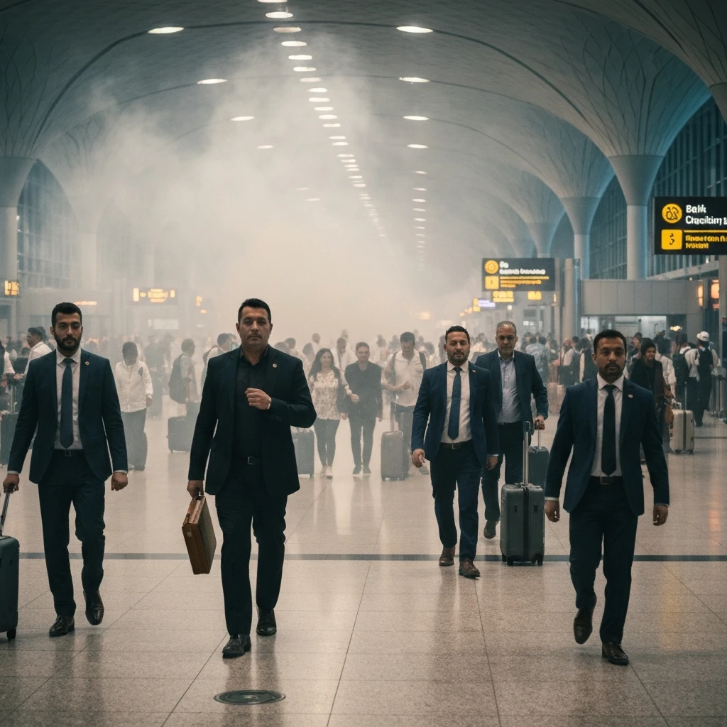 Alarm na lotnisku w Dubaju: Ewakuacja i cztery ofiary zadymienia