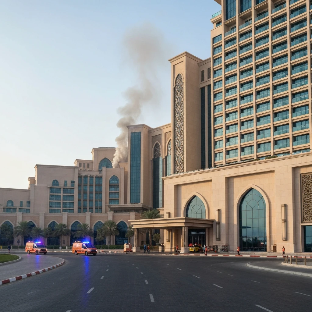 Eksplozja w Dubaju: Cztery osoby ranne w luksusowym hotelu na Palmie Jumeirah