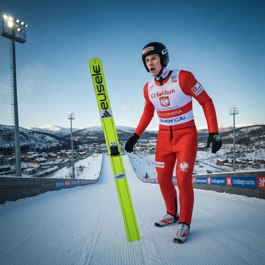 Polski talent walczy o medal MŚ Juniorów w Skokach Narciarskich!