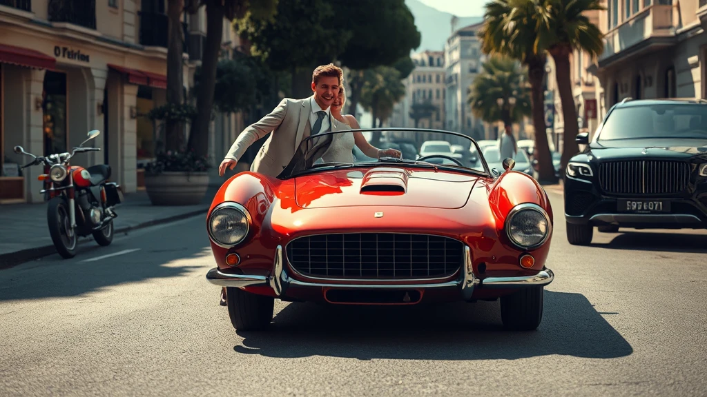 Gwiazdor Formuły 1 wziął ślub! Na ceremonię przybył legendarnym Ferrari wartym miliony