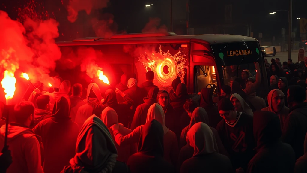 Skandal w Barcelonie! Kibice zaatakowali autokar Atletico Madryt przed meczem