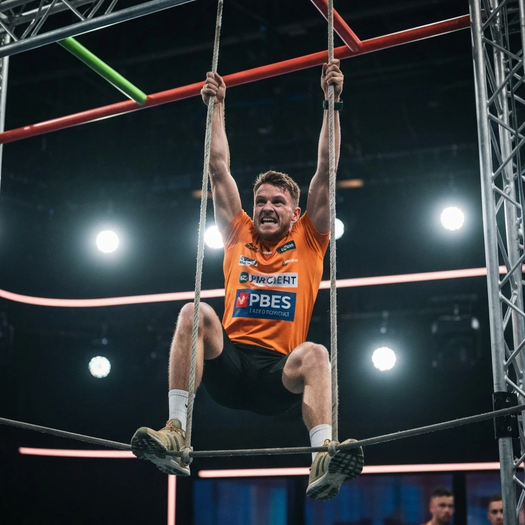 Piotr Żyła złamał zasady w "Ninja vs. Ninja"! Sędzia zareagowała bezlitośnie