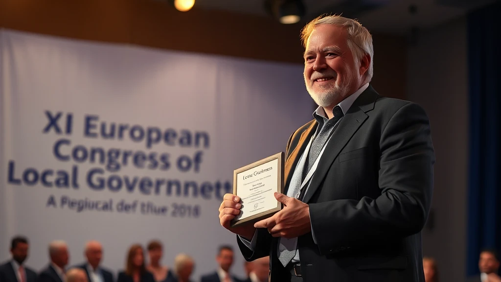 Burmistrz Sochaczewa doceniony! Daniel Janiak z prestiżową nagrodą Lidera Samorządu