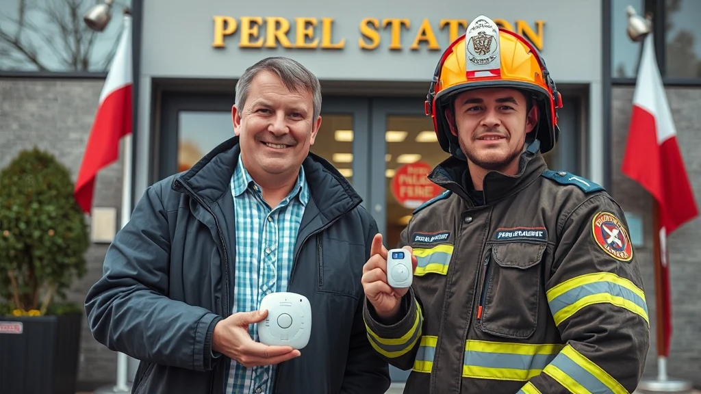 Sosnowiec: Zdobądź darmową czujkę dymu i tlenku węgla! Straż pożarna otwiera drzwi