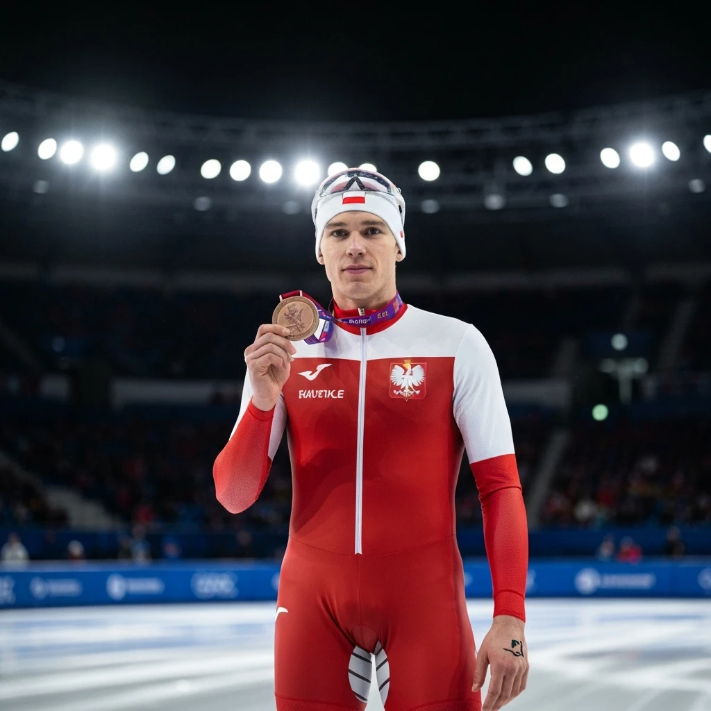 Władimir Semirunnij z kolejnym medalem mistrzostw świata! Polski rekord na lodzie w Heerenveen