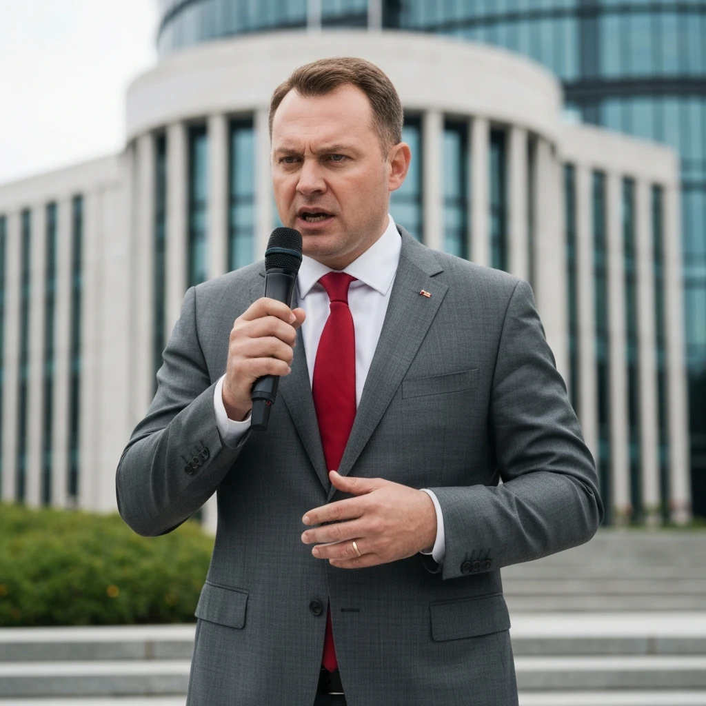 Przewodniczący klubu KO w niedzielnym programie. Kto zada pytania?