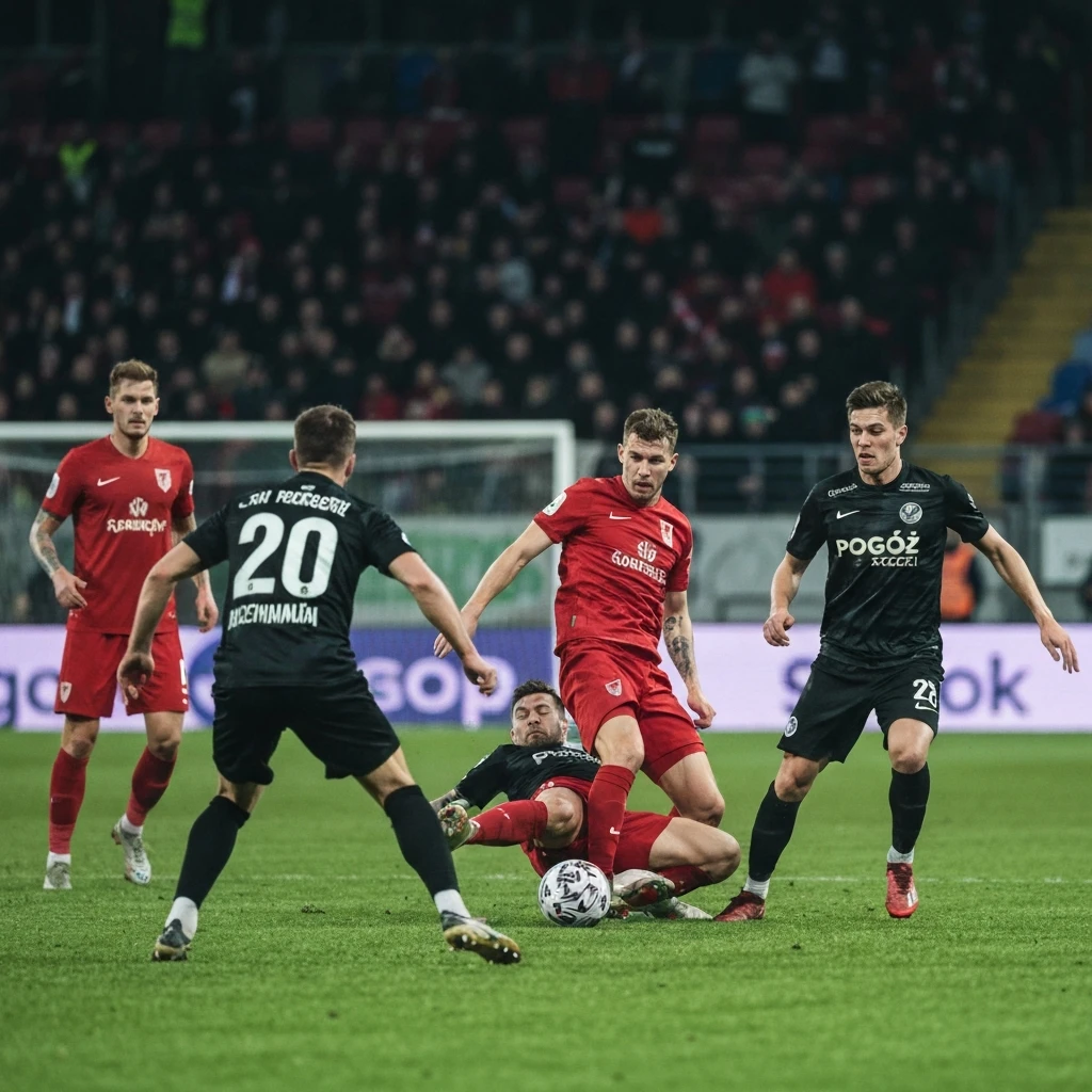 Raków Częstochowa triumfuje nad Pogonią Szczecin przed starciem z europejskim gigantem